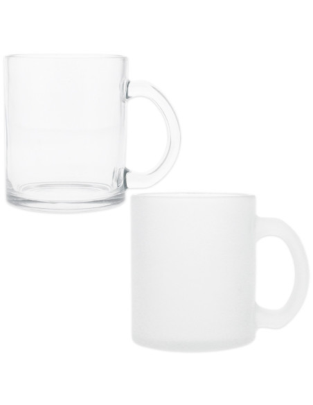 Tazas personalizables de cristal