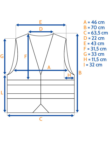 Chaleco reflectante personalizable